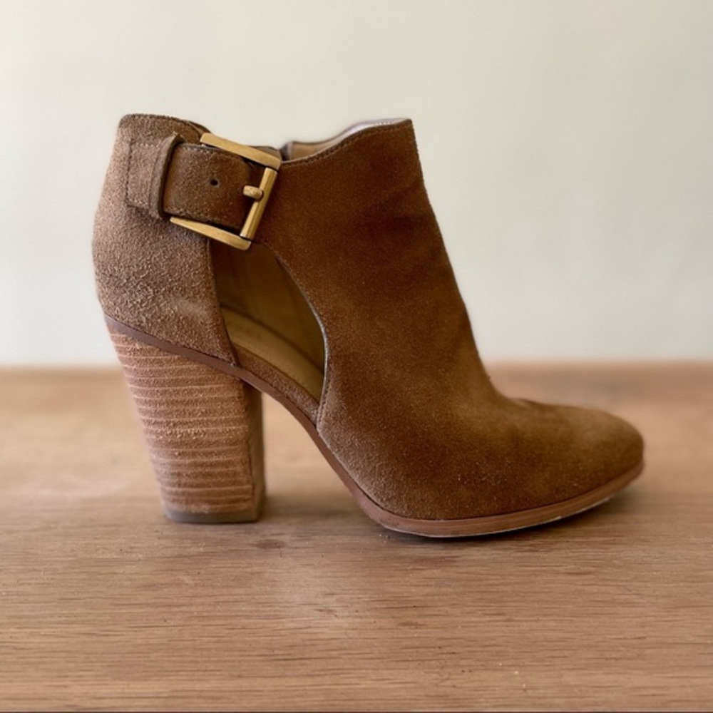 MICHAEL Michael Kors Suede Adams Ankle Bootie